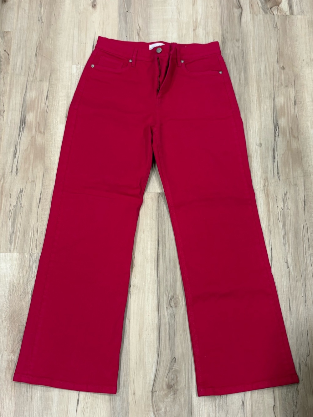 LOFT Hot Pink High-Waist Pants